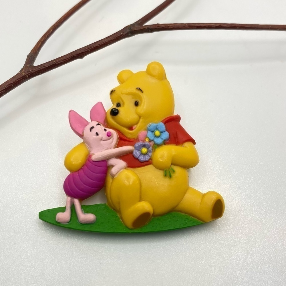 Disney Winnie The Pooh And Piglet Pin Vintage